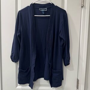 Karen Scott Cardigan | Navy Blue